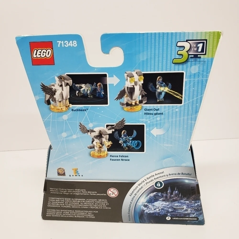 Lego Dimensions Harry Potter Fun Pack Hermione Granger Buckbeak Figs 64 Pieces